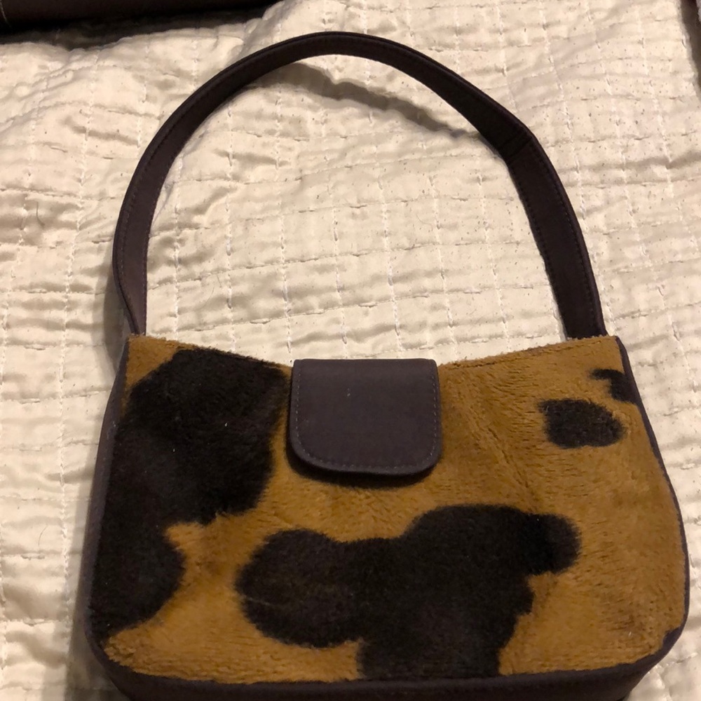 Small “cow print “Hand Bag super cute